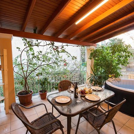 Luxury Katrinas Apartment With Outdoor Jacuzzi Corfu  Esterno foto