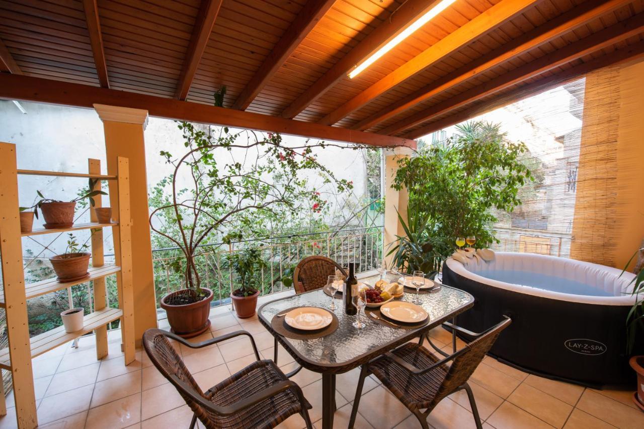 Luxury Katrinas Apartment With Outdoor Jacuzzi Corfu  Esterno foto